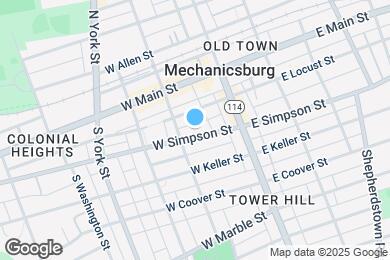 Map image of the property - 36 W Simpson St