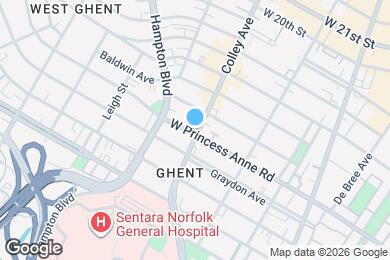 Map image of the property - 810 W Princess Anne Rd