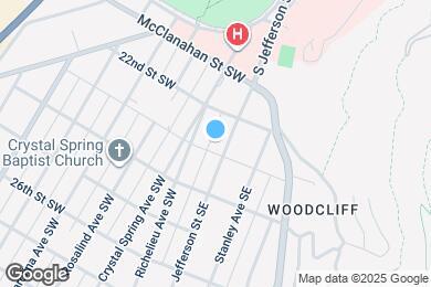 Map image of the property - 2219 Jefferson St SW