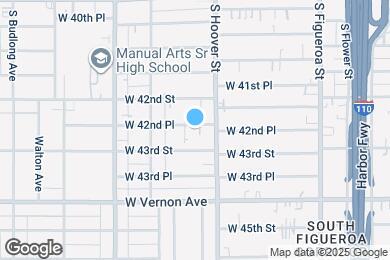 Map image of the property - 822 W 42nd Pl