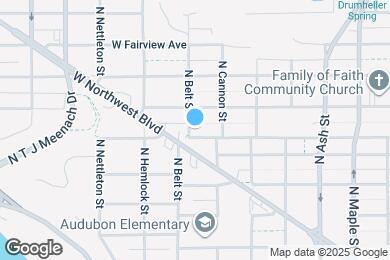 Map image of the property - 2028 W Buckeye Ave