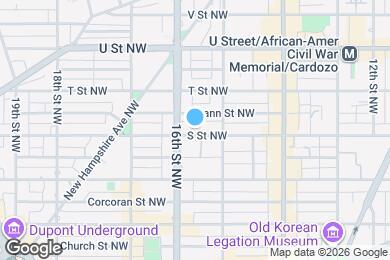 Map image of the property - 1531 S Street Northwest-SI ID682P