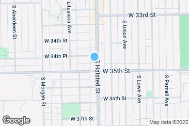 Map image of the property - 3450 S Halsted St