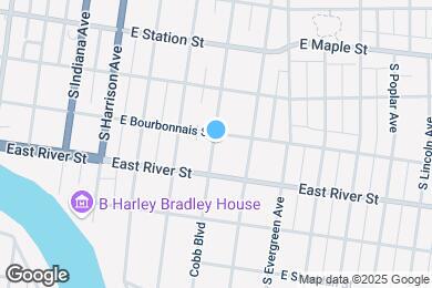 Map image of the property - 518 S Rosewood Ave