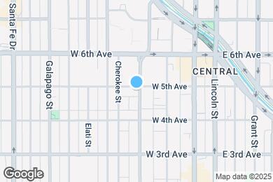 Map image of the property - 204 W 5th Ave