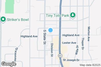 Map image of the property - 711 Gard Ave