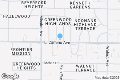 Map image of the property - 4807 El Camino Ave