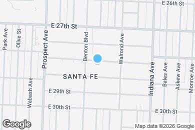 Map image of the property - 2917 E 28th St
