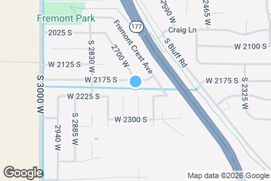 Map image of the property - 2216 S 2685 W