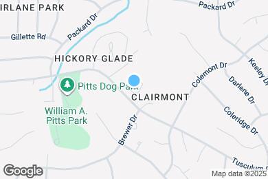 Map image of the property - 461 Claircrest Dr