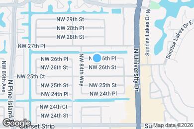 Map image of the property - 8407 NW 26th St