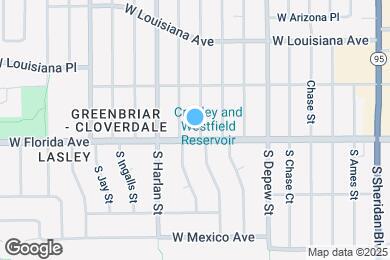 Map image of the property - 1485 S Fenton St