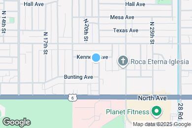 Map image of the property - 1353 N 21st St