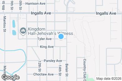 Map image of the property - 2410 Tyler Ave