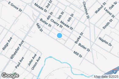 Map image of the property - 605 Mill St