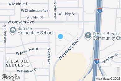 Map image of the property - 2841 W Angela Dr