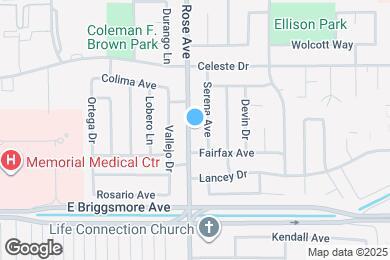 Map image of the property - 1812 Rose Ave