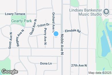 Map image of the property - 2940 Orchard Ave N