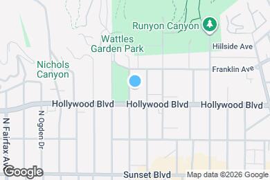 Map image of the property - 1724 N Sierra Bonita Ave