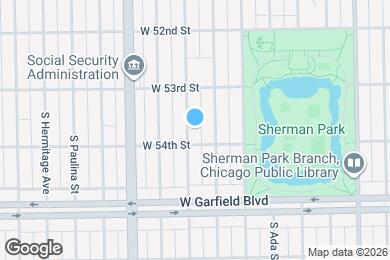 Map image of the property - 5347 S Laflin St