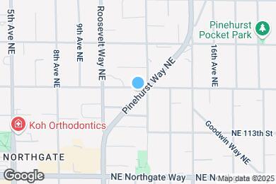 Map image of the property - 1045 NE 115th St