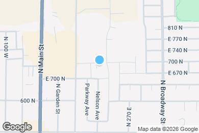 Map image of the property - 718 N 160 E