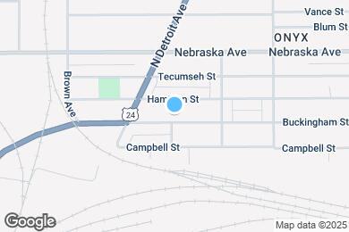 Map image of the property - 1560 Buckingham St