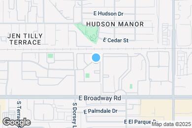 Map image of the property - Murietta at ASU