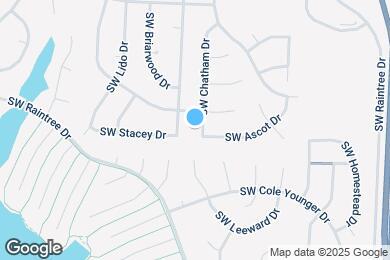 Map image of the property - 4028 SW Chatham Dr