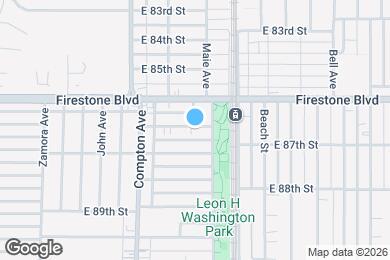 Map image of the property - 1624 E 87th St