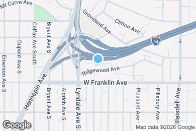 Map image of the property - 520 Ridgewood Ave