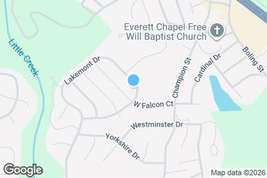 Map image of the property - 834 Lakemont Dr