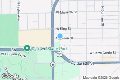 Map image of the property - 1263 W Green St