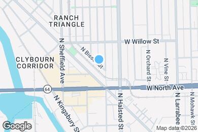 Map image of the property - 1646 N Bissell St