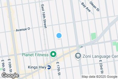 Map image of the property - 1580 E 18th St