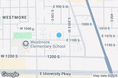 Map image of the property - 137 E 1100 S