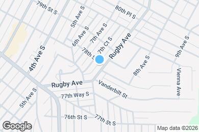 Map image of the property - 7792 Rugby Ave