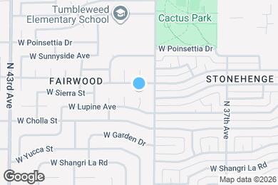 Map image of the property - 11446 N 39th Dr