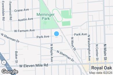 Map image of the property - 701 Park Ave