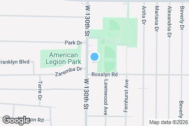 Map image of the property - 6333 W 130th St