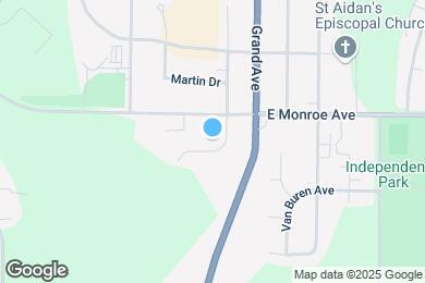 Map image of the property - 827 Evergreen Dr
