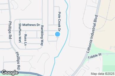 Map image of the property - 6686 Pole Creek Dr