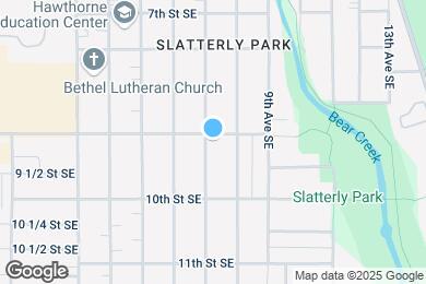 Map image of the property - 702 9th St SE