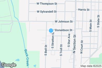 Map image of the property - 420 S Stratton St