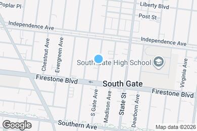 Map image of the property - 8665 S Gate Ave