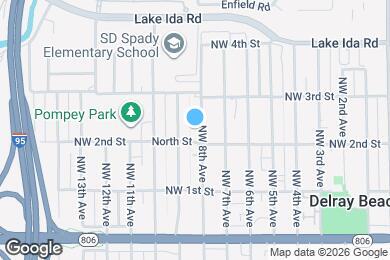 Map image of the property - 212 NW 8th Ave