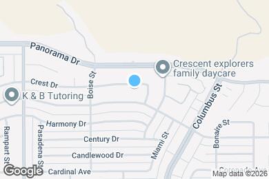 Map image of the property - 3705 Crest Dr