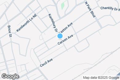 Map image of the property - 2747 Carson Ave