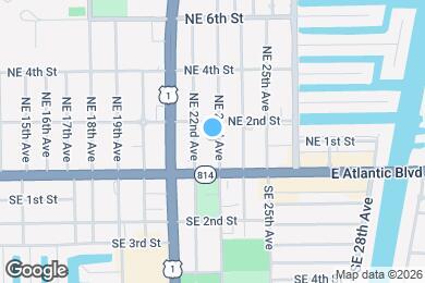Map image of the property - 23 NE 23rd Ave