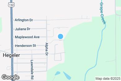 Map image of the property - 208 E Vincent Ct
